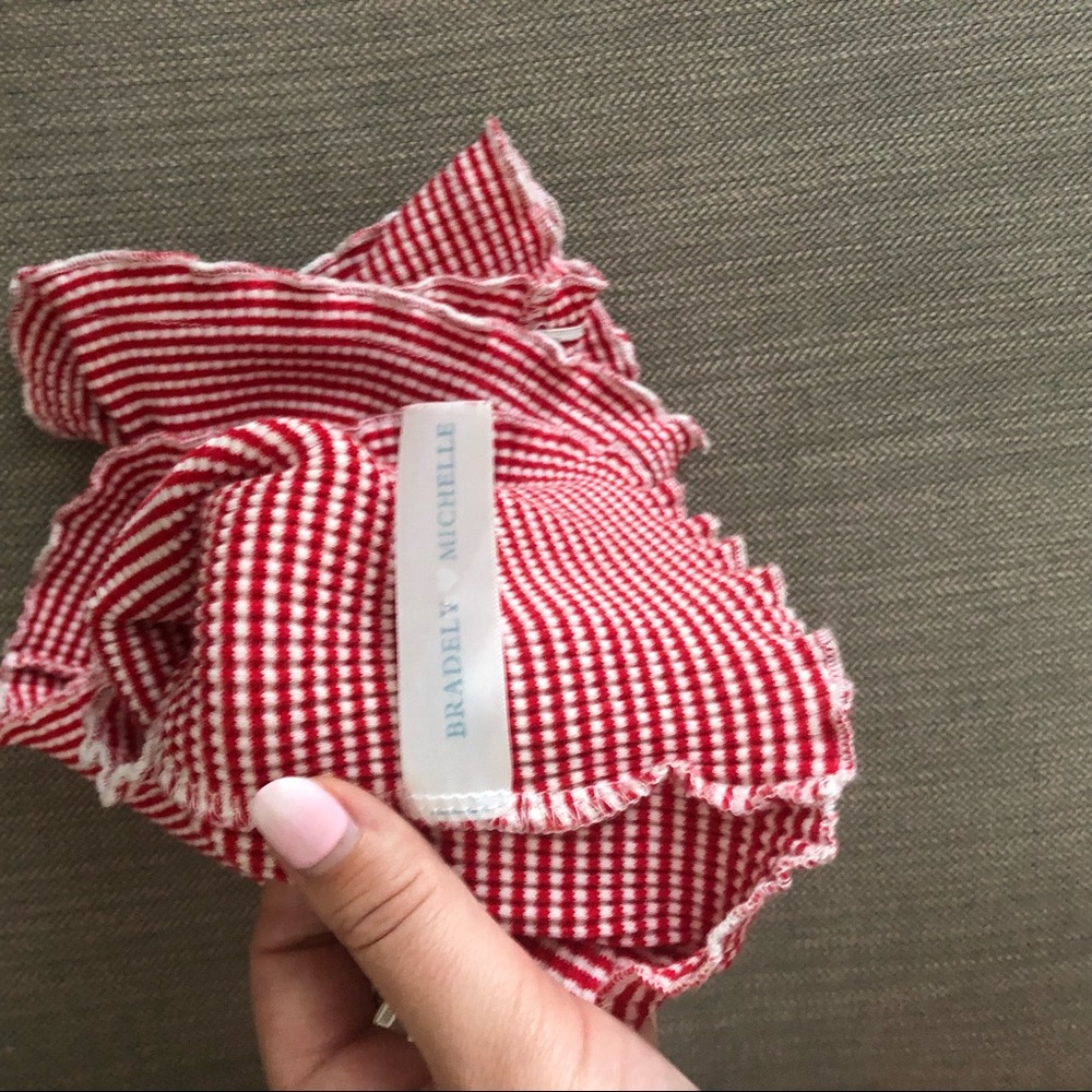3 for $25! Striped Ruffles Ribbed Top - Picture 7 of 8